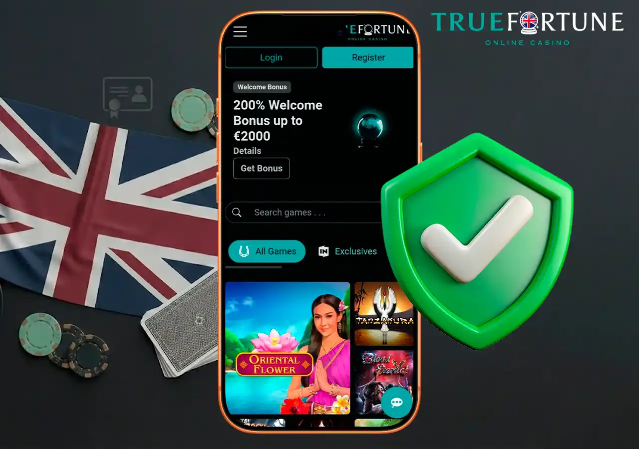 Player protection and security framework at True Fortune Casino